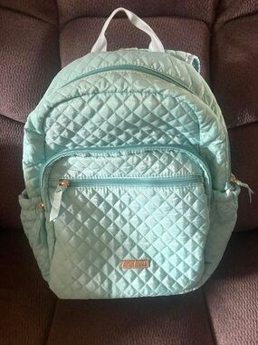 Simply Southern Quilted Mint Green Backpack